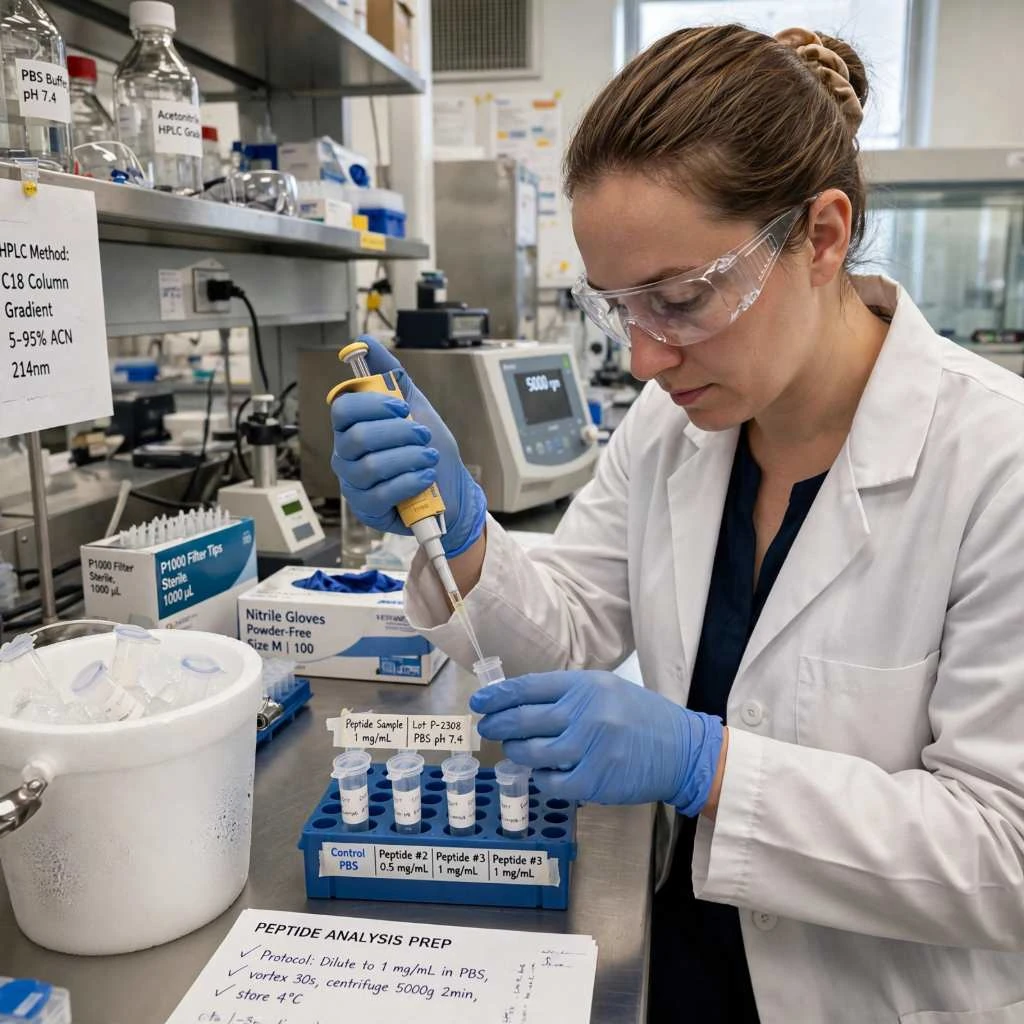 Peptide Sample Testing